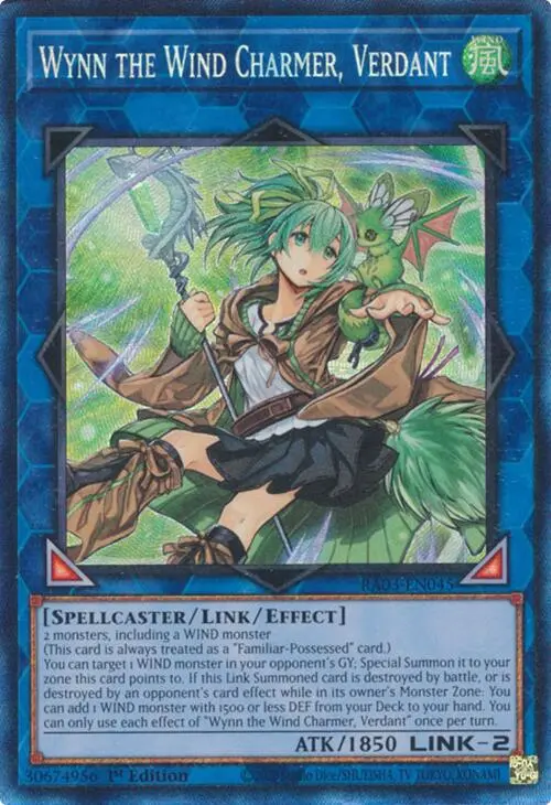 Wynn The Wind Charmer, Verdant (Cr) [Ra03-En045] Prismatic Collector's Rare 1