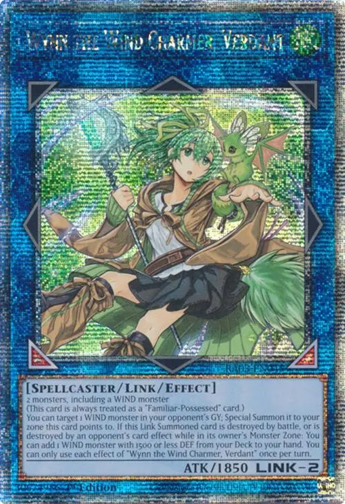 Wynn The Wind Charmer, Verdant (Quarter Century Secret Rare) [Ra03-En045] Quarter Century Secret Rare 1