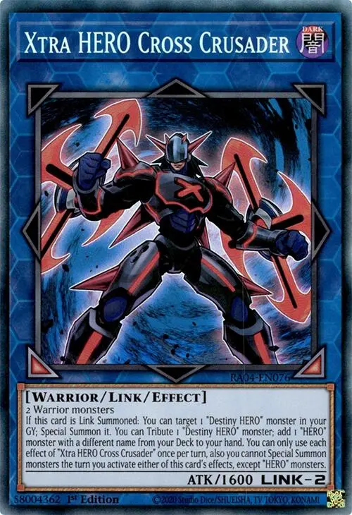 Xtra Hero Cross Crusader [Ra04-En076] Prismatic Collector's Rare 1