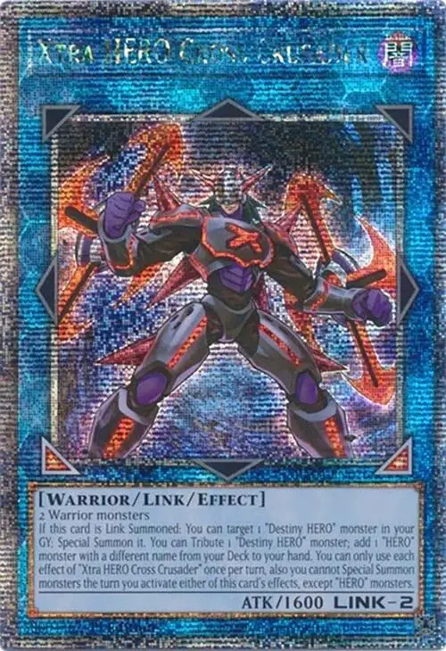 Xtra Hero Cross Crusader [Ra04-En076] Quarter Century Secret Rare 1