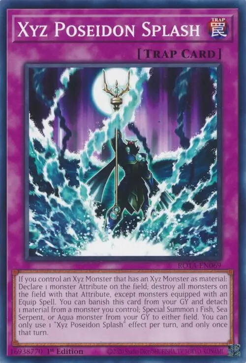 Xyz Poseidon Splash [Rota-En069] Common 1