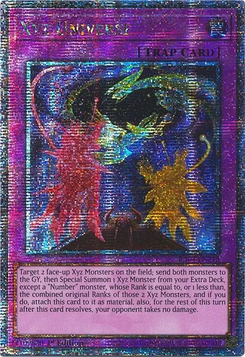 Xyz Universe [Ra04-En218] Quarter Century Secret Rare 1