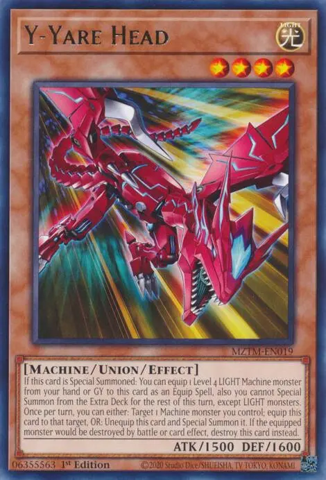 Y-Yare Head [Mztm-En019] Rare 1