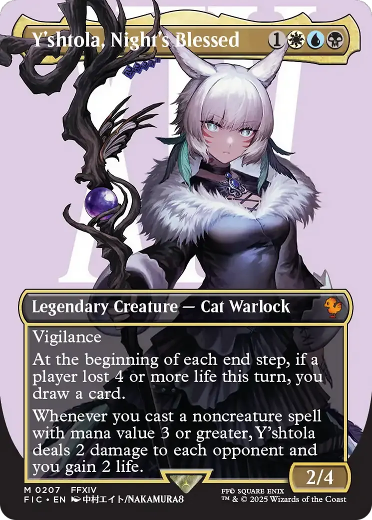 Y'shtola, Night's Blessed (Borderless) [Final Fantasy Commander] 1