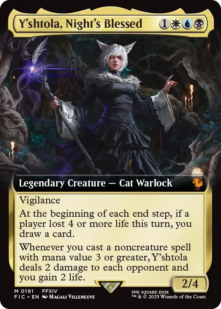 Y'shtola, Night's Blessed (Extended Art) [Final Fantasy Commander] 1
