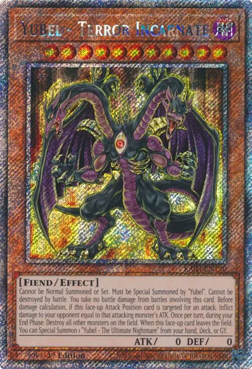 Yubel - Terror Incarnate (Platinum Secret Rare) [Ra03-En190] Platinum Secret Rare 1