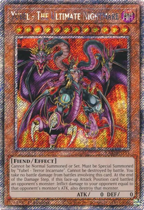 Yubel - The Ultimate Nightmare (Platinum Secret Rare) [Ra03-En191] Platinum Secret Rare 1