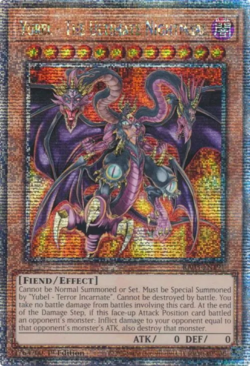 Yubel - The Ultimate Nightmare (Quarter Century Secret Rare) [Ra03-En191] Quarter Century Secret Rare 1