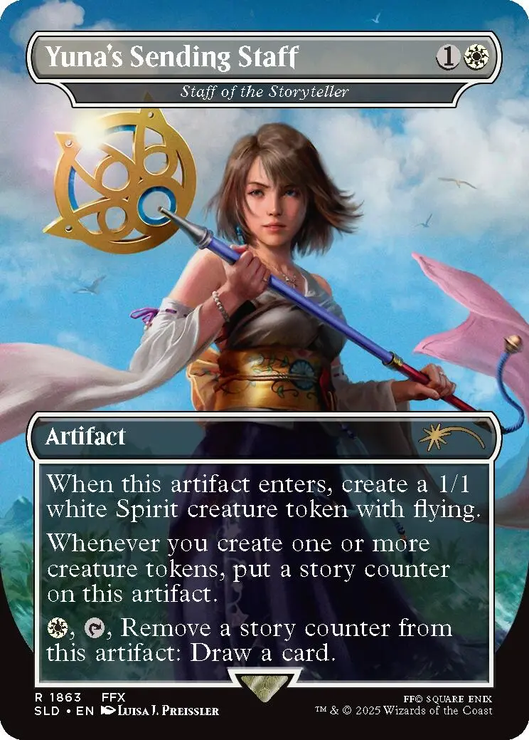 Yuna's Sending Staff - Staff Of The Storyteller [Secret Lair Drop Series] 1