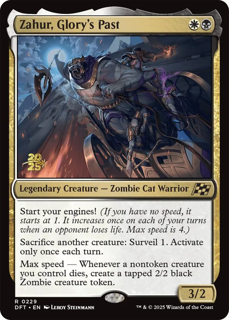 Zahur, Glory's Past [Aetherdrift Prerelease Promos] 1