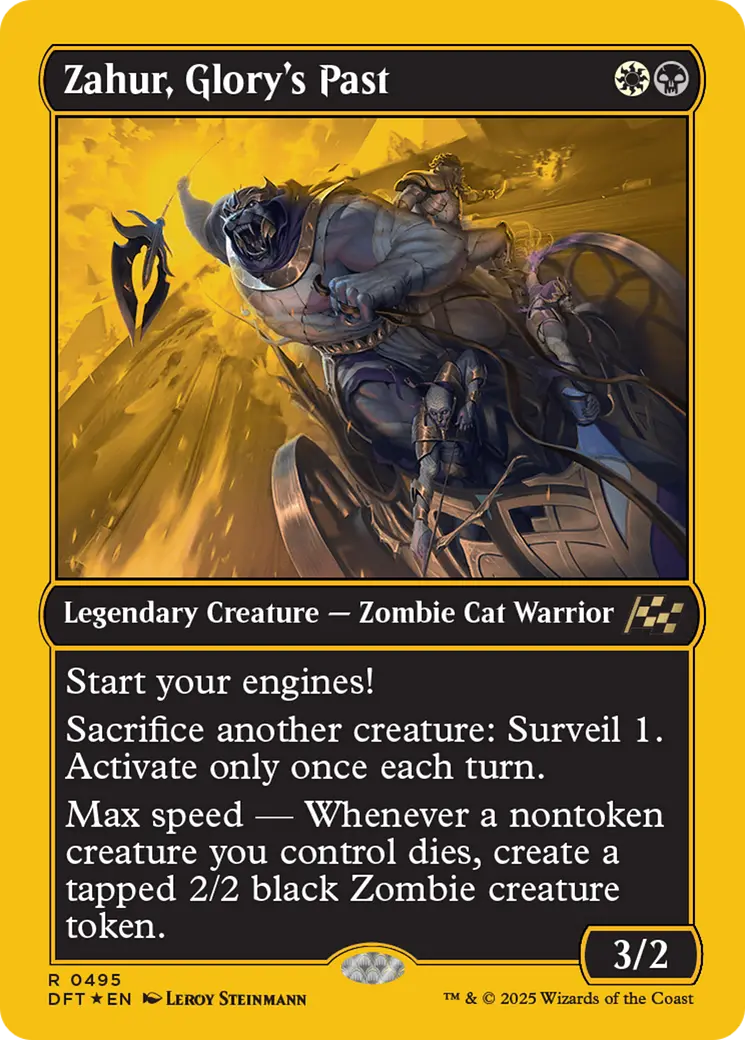 Zahur, Glory's Past (First-Place Foil) [Aetherdrift] 1
