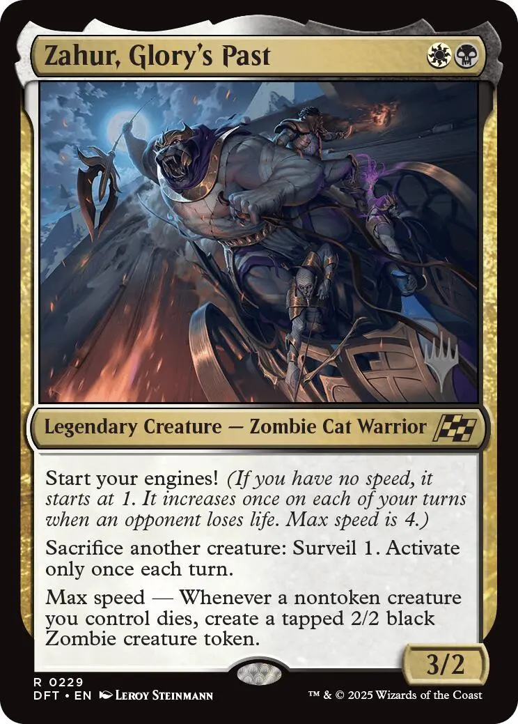 Zahur, Glory's Past (Promo Pack) [Aetherdrift Promos] 1