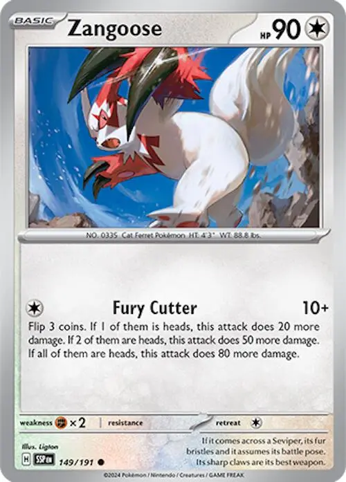 Zangoose (149/191) [Scarlet & Violet: Surging Sparks] 1