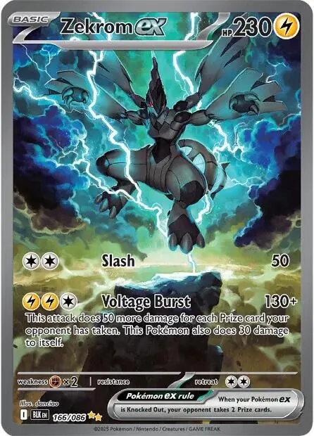 Zekrom Ex (166/086) [Scarlet & Violet: Black Bolt] 1