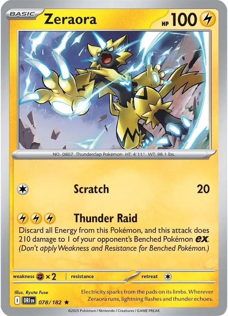 Zeraora (078/182) [Scarlet & Violet: Destined Rivals] 1