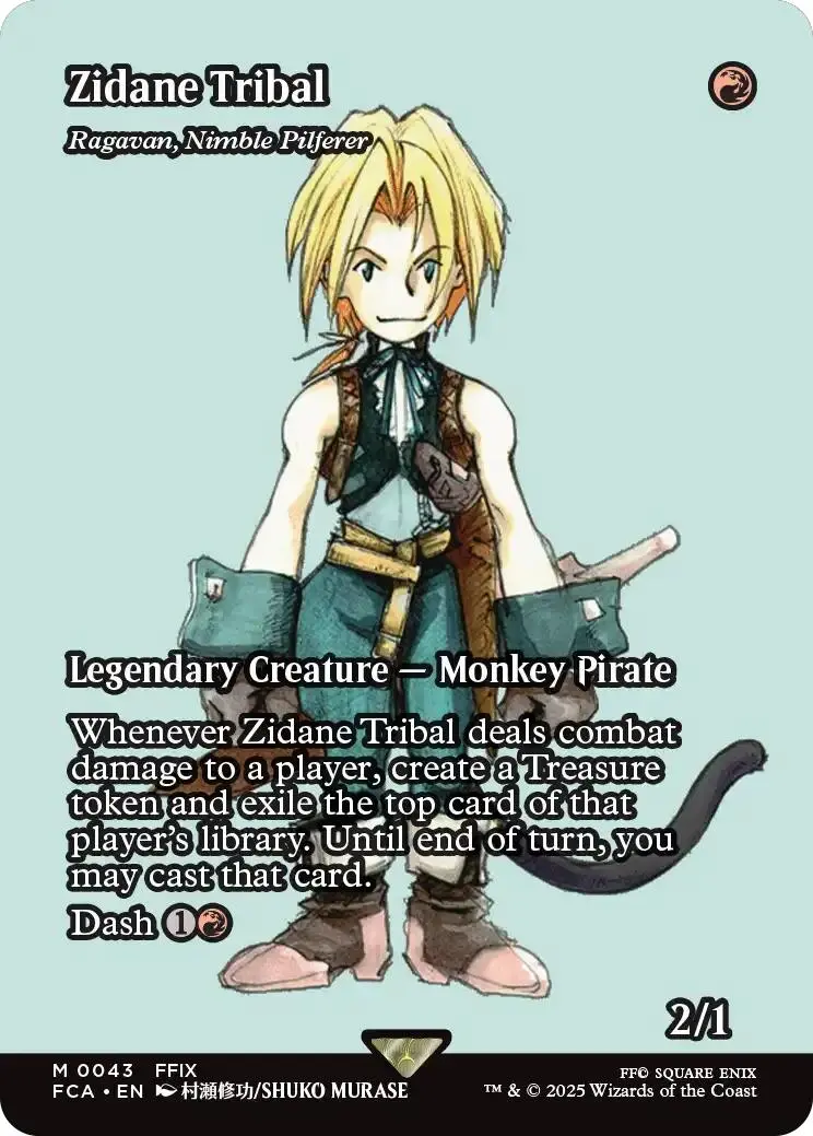 Zidane Tribal - Ragavan, Nimble Pilferer (Showcase) [Final Fantasy : Through The Ages] 1