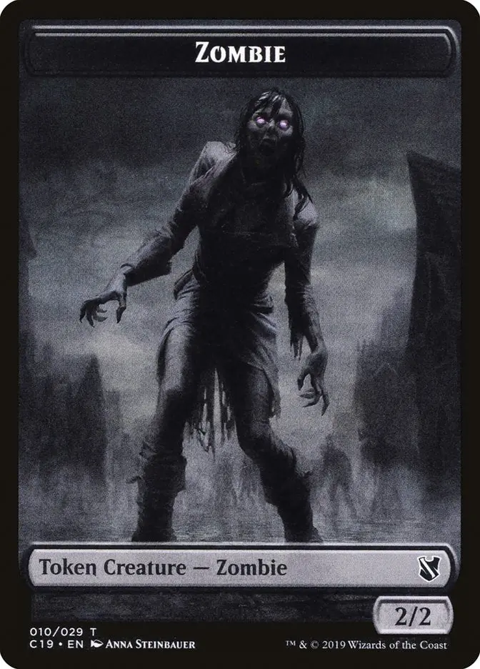 Zombie Token (010/029) [Commander 2019 Tokens] 1