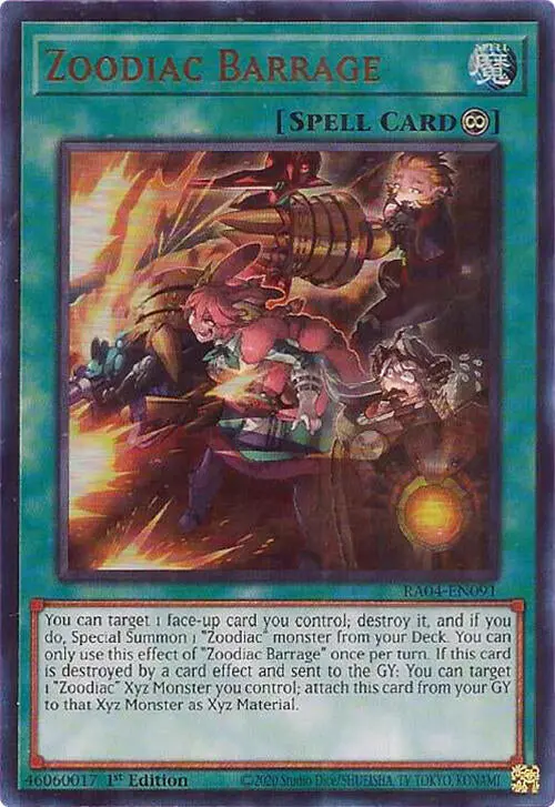 Zoodiac Barrage [Ra04-En091] Ultra Rare 1