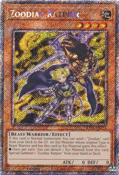 Zoodiac Ratpier [Ra04-En274] Platinum Secret Rare 1