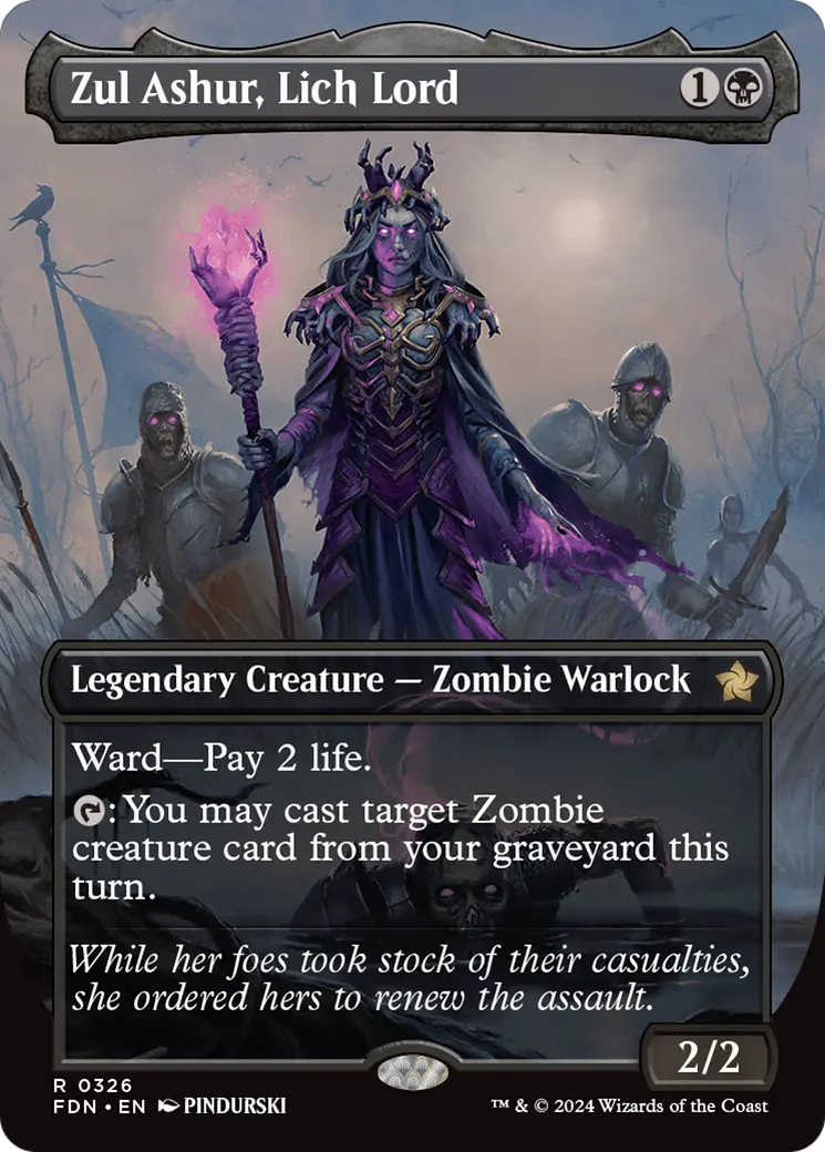 Zul Ashur, Lich Lord (Borderless) [Foundations] 1