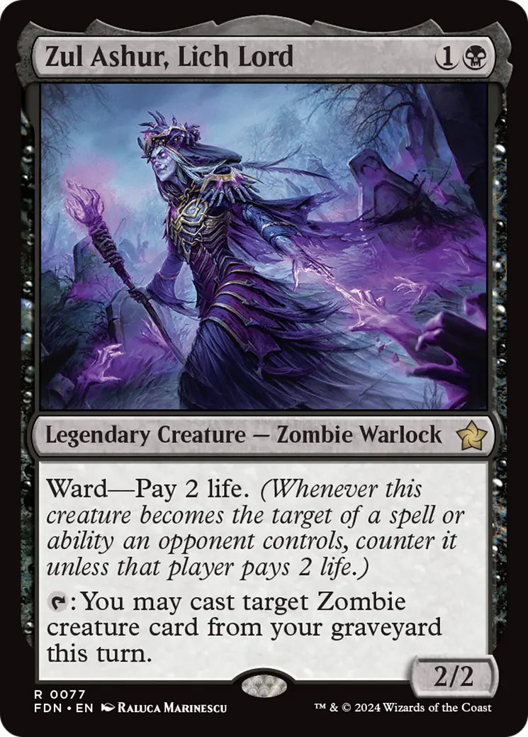 Zul Ashur, Lich Lord [Foundations] 1