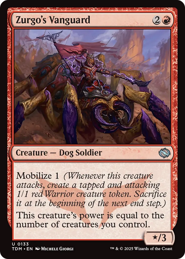 Zurgo's Vanguard [Tarkir: Dragonstorm] 1