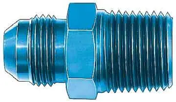 Aeroquip Fbm2004 St Aluminum -6An Flare Fitting – 1/4" Pipe Thread, Bulk Pack 1