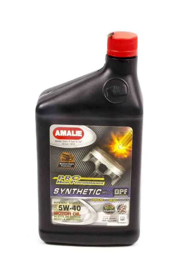 Amalie Pro Hp Synthetic Blend Motor Oil – 5W-40, 1 Quart (65696-56) 1