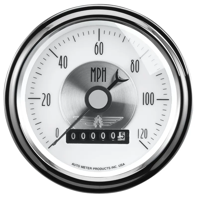 Autometer Phantom Ii Digital Speedometer Gauge – 3-3/8" Face, 120 Mph Range, Electric Programmable With Wheel-Based Odometer 1