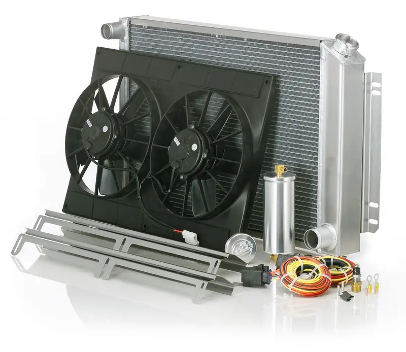 Be Cool 80170 Factory-Fit Radiator Module – Natural Finish For 1964–1970 Dodge B-Body With Standard Transmission 1