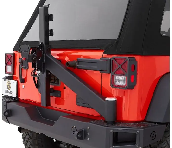 Bestop Highrock 4X4 Tire Carrier – Heavy-Duty Rear Mount, Model 44943-01 1