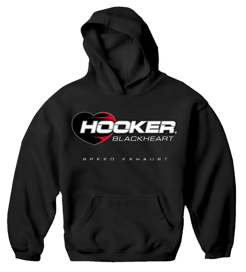 Blackheart Hooker Hoodie – Small Black Pullover With Embroidered Logo 1