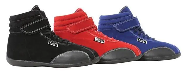 Crow Safety Gear 22030Bk Black Mid-Top Work Shoes – Size 3 1