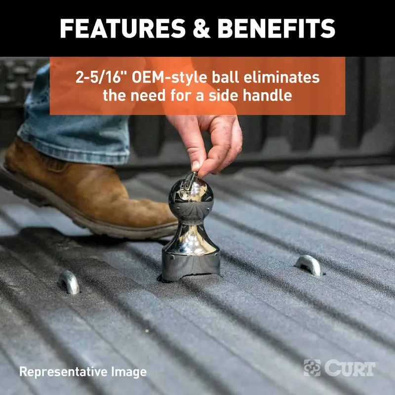 Curt Oem-Style Gooseneck Hitch – Designed For Select Ram 2500/3500 Trucks 1