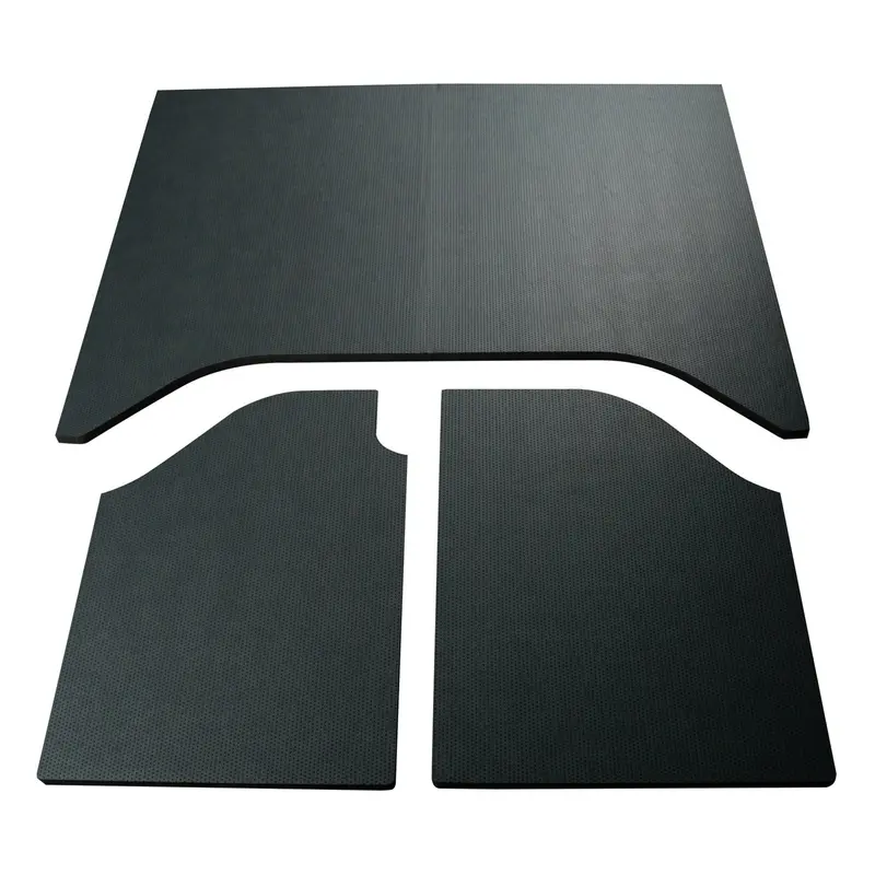 Design Engineering Sound Deadener Kit – 3-Piece Headliner System With Leather-Grain Texture, Black Finish 1
