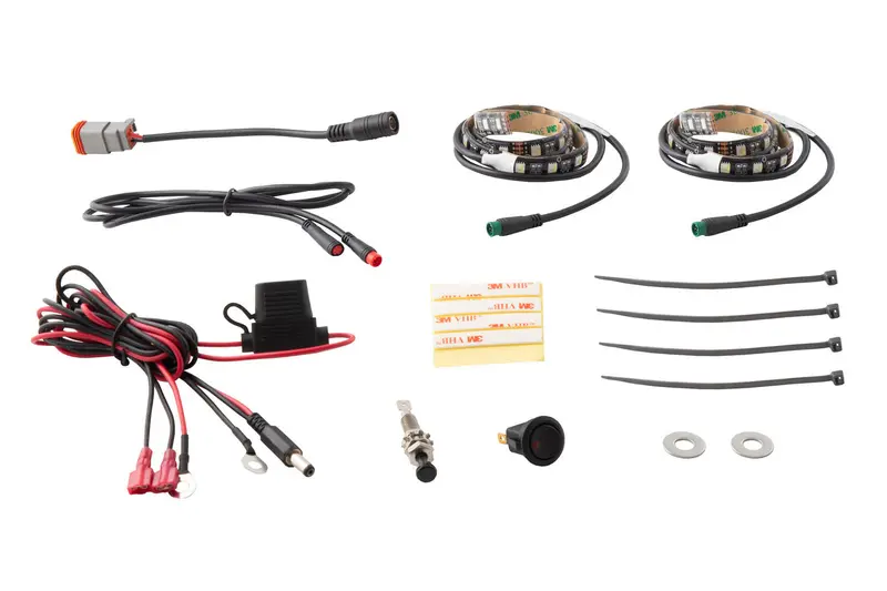 Diode Dynamics Dd0440 Rgbw Engine Bay Lighting Strip Kit — Dual-Piece Multicolor Led 1
