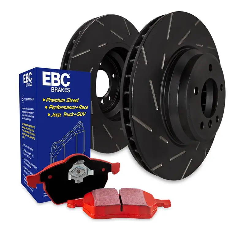 Ebc Redstuff Brake Pad & Usr Drilled Rotor Kit – Street-Performance Front Set 1