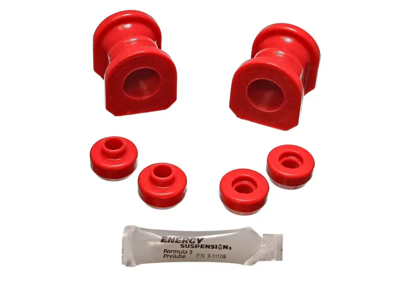Energy Suspension Red Polyurethane Sway Bar Bushing Kit – 24Mm Front Diameter (7.5121R) 1