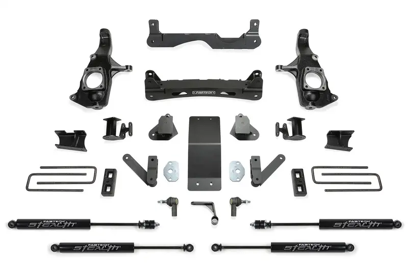 Fabtech 4-Inch Basic Lift Kit With Stealth Shocks – Gm 3500Hd (2011–2019, 2Wd/4Wd) 1