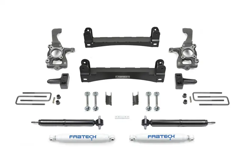Fabtech K2258 Basic Lift System – Includes Shocks, Bolt-On Installation 1