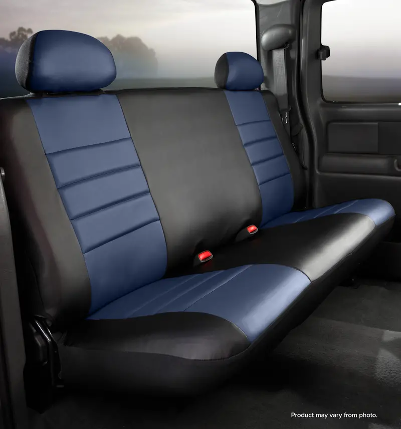 Fia Sl67-21 Blue Leatherlite Custom Seat Covers – Universal Fit, Premium Vinyl-Blend 1