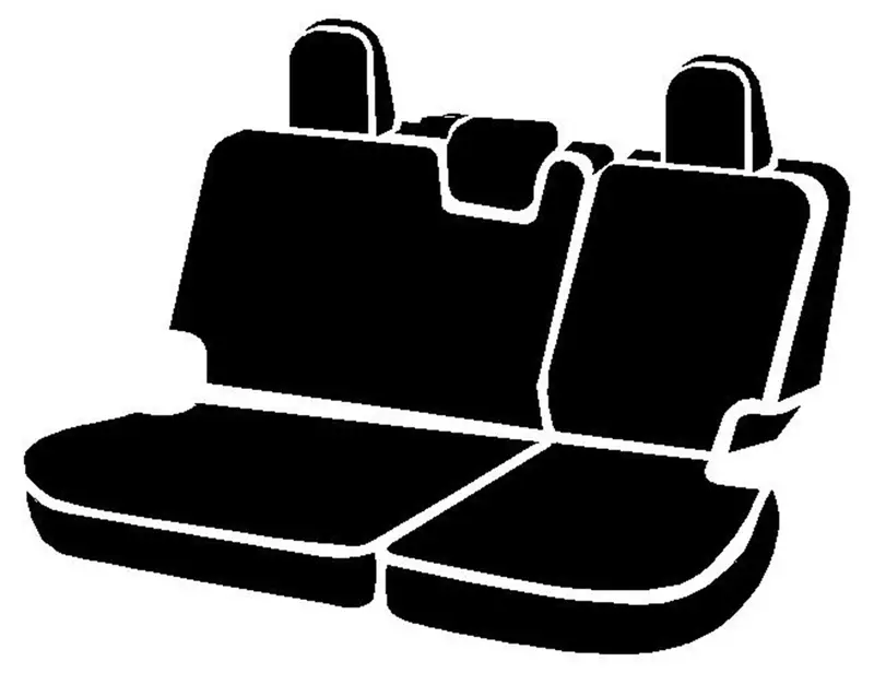 Fia Trs42-76 Gray Wrangler™ Solid Seat Cover; Saddle Blanket; Gray; Split Seat 40/60; 1