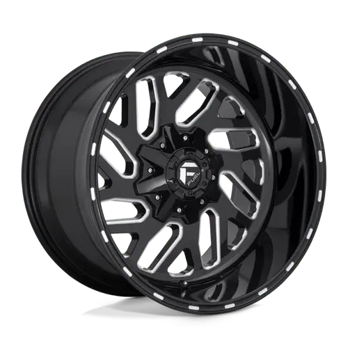 Fuel D581 26X12 Inch Gloss Black/Milled Wheel – 8X170 Bolt Pattern, -44Mm Offset 1