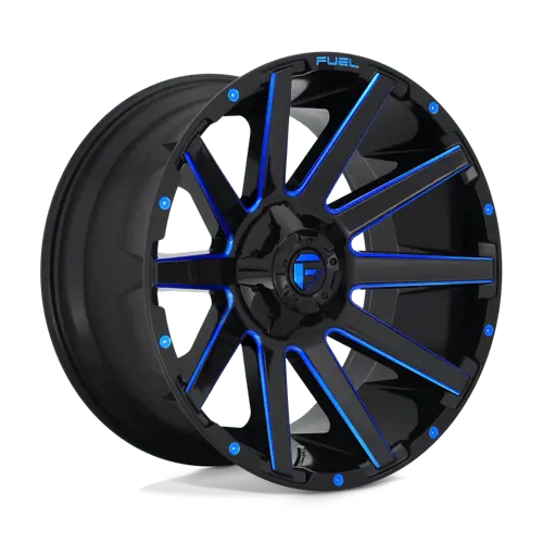 Fuel D644 Forged Alloy Wheel – 20X10, 6X135Mm, Gloss Black With Brushed Tapered Lip, -19Mm Offset 1