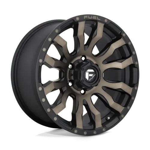 Fuel D674 Off-Road Wheel – 17X9", 6X5.5", Matte Black With Deep Dish, +1Mm Offset 1