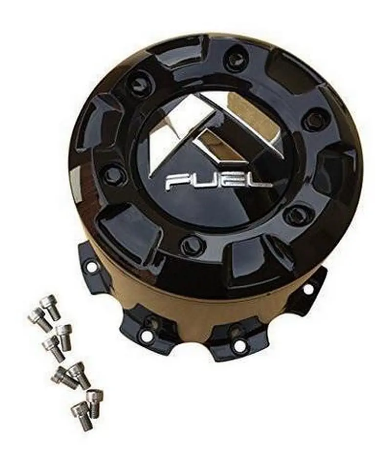 Fuel Dualie Cap Set – Rear Black Wheel Center Caps For 2017–2082 Models (1003-28Gb) 1
