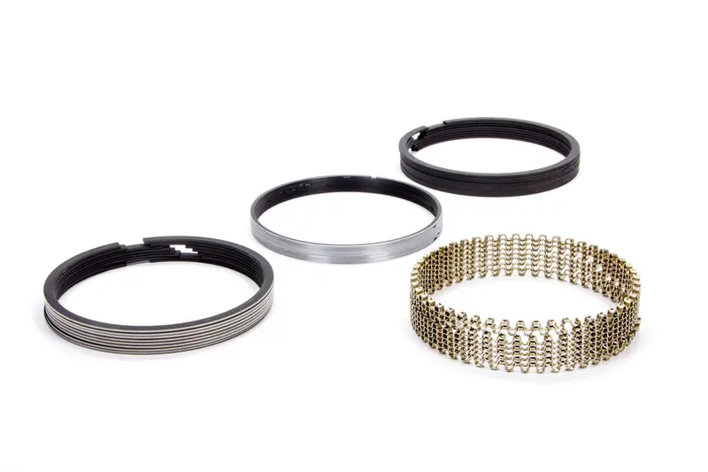 Hastings Piston Ring Set – 4.125-Inch Bore, Three-Piece Standard Gap Configuration (1/16"–1/16"–3/16") 1