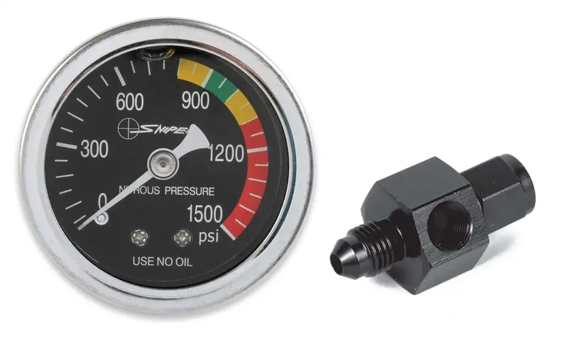 Holley 15953Nos Analog Nitrous Pressure Gauge – Precision Monitoring For Nos Systems 1