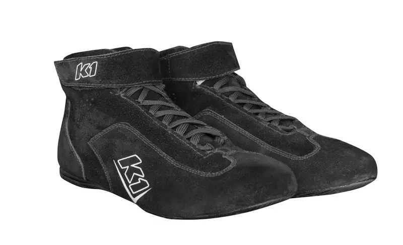 K1 Racegear Challenger Black Racing Shoes – Sfi 3.3/5 Certified, Size 5.5, 24-Chl-N-55 1