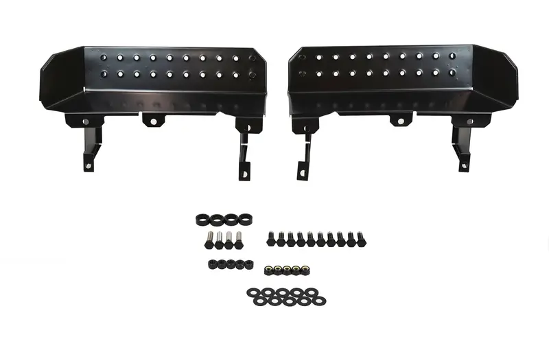 Kentrol 50432 Powder-Coated Black Side Steps For Jeep Cj7 & Yj (1976–1995) 1